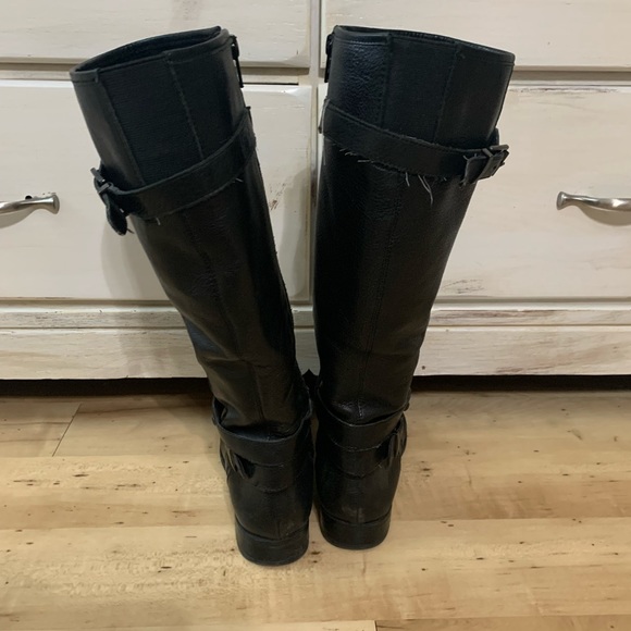 Arturo Chiang Black Riding Boots Size 6 - Picture 4 of 6